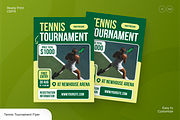 Tennis Tournament Flyer, a Flyer Template by Annora Studio (Thumbnail 1 of 6)