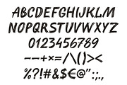 Harizmix Handwritten Marker Font, a Script Font by serkorkin (Thumbnail 2 of 8)