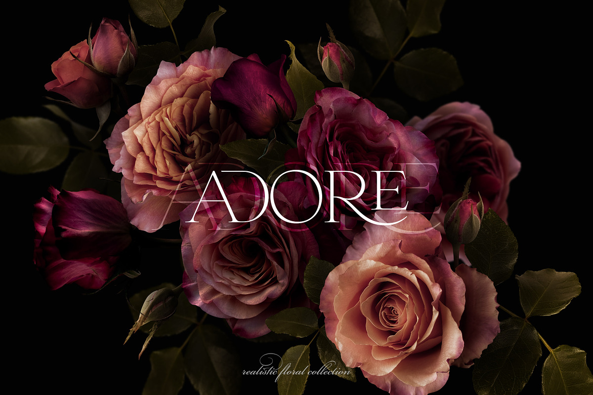 Adore Realistic Romantic Roses, an Object Graphic by Eclectic Anthology (Photo 1 of 11)