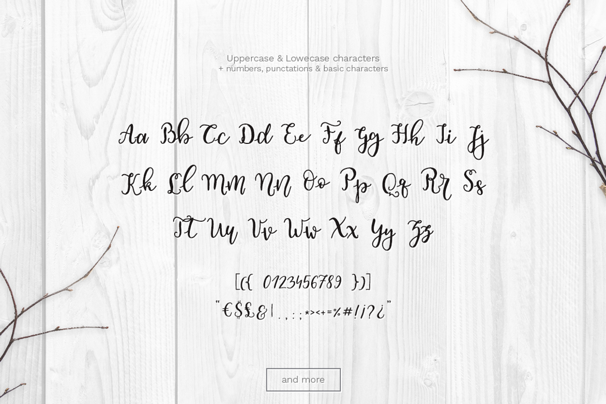 Oui, Mon Cheri Font preview 2
