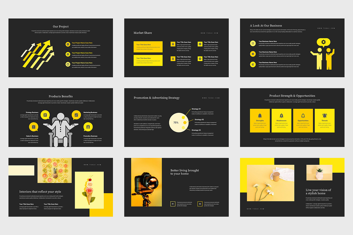 Tugai : Pitch Deck Powerpoint, a Presentation Template by Punkl Camp (Photo 7 of 9)