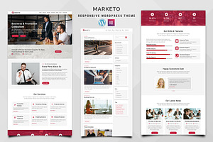 Marketo - One Page WordPress Theme