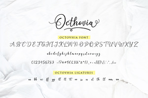 Octhovia Font Duo And Extras