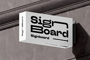 Signboard Horizontal Mock-up, an Advertising Mockup by zippypixelstudio (Thumbnail 7 of 13)