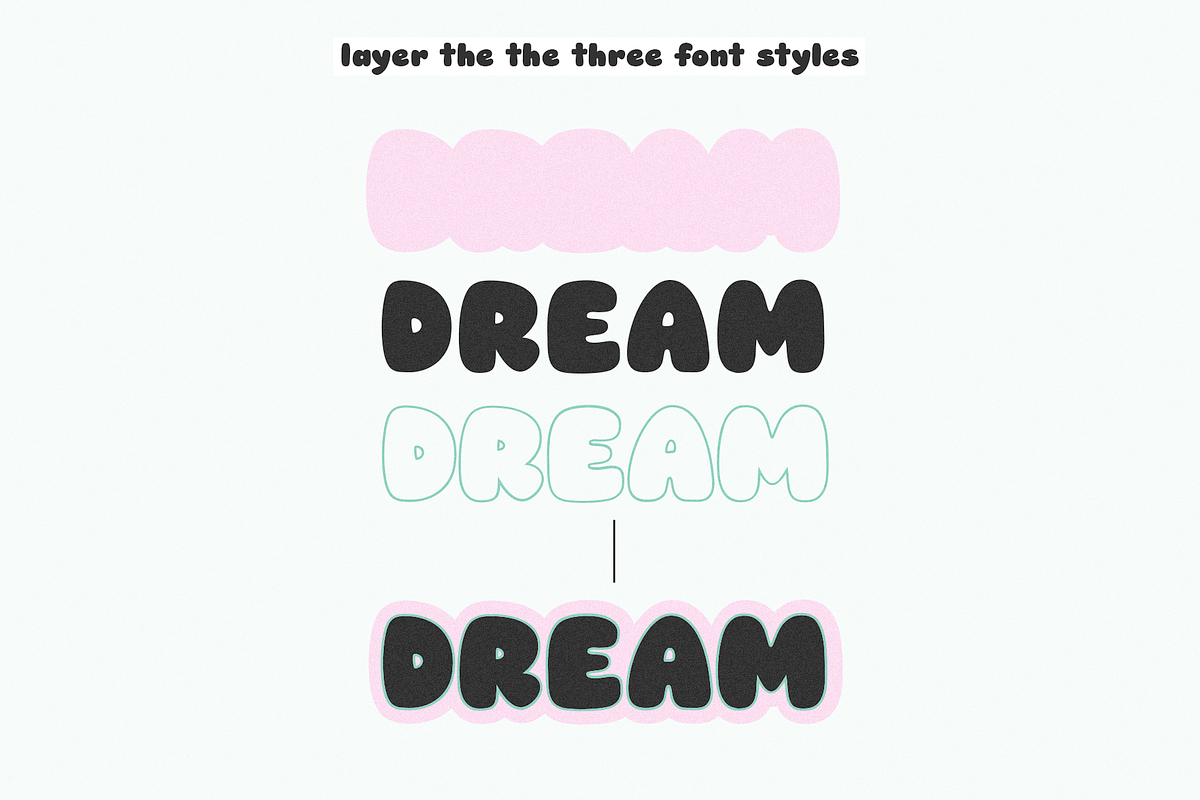 Real Cool | Bubbly Retro Font, a Sans Serif Font by KA Designs (Photo 7 of 10)