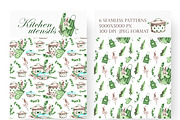 Kitchen watercolor set. Cookbook, an Illustration by SabinaWatercolorArt (Thumbnail 7 of 16)