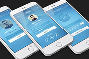 Shop and Personal Mobile UI KIT, an UI Kit Template by Alireza Farzad (Thumbnail 2 of 10)