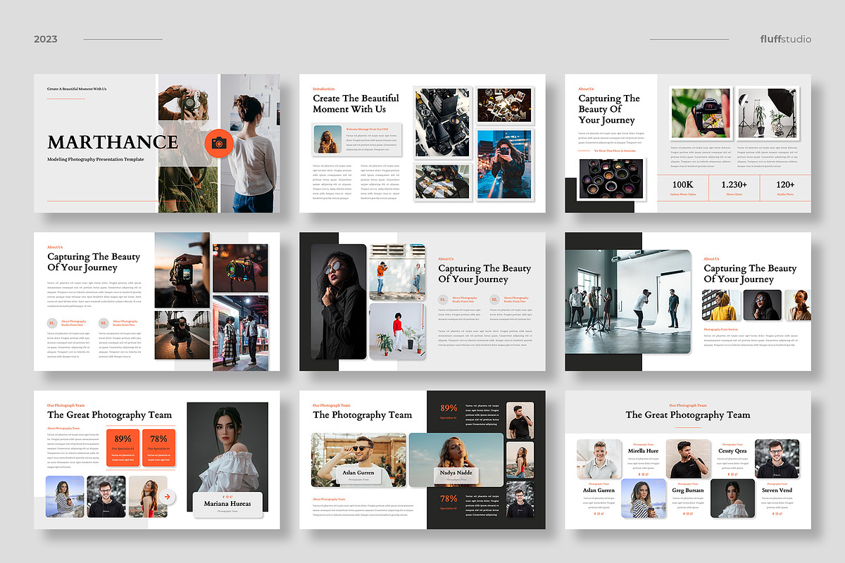 Photography Keynote Template, a Presentation Template by fluffstudio (Photo 2 of 4)