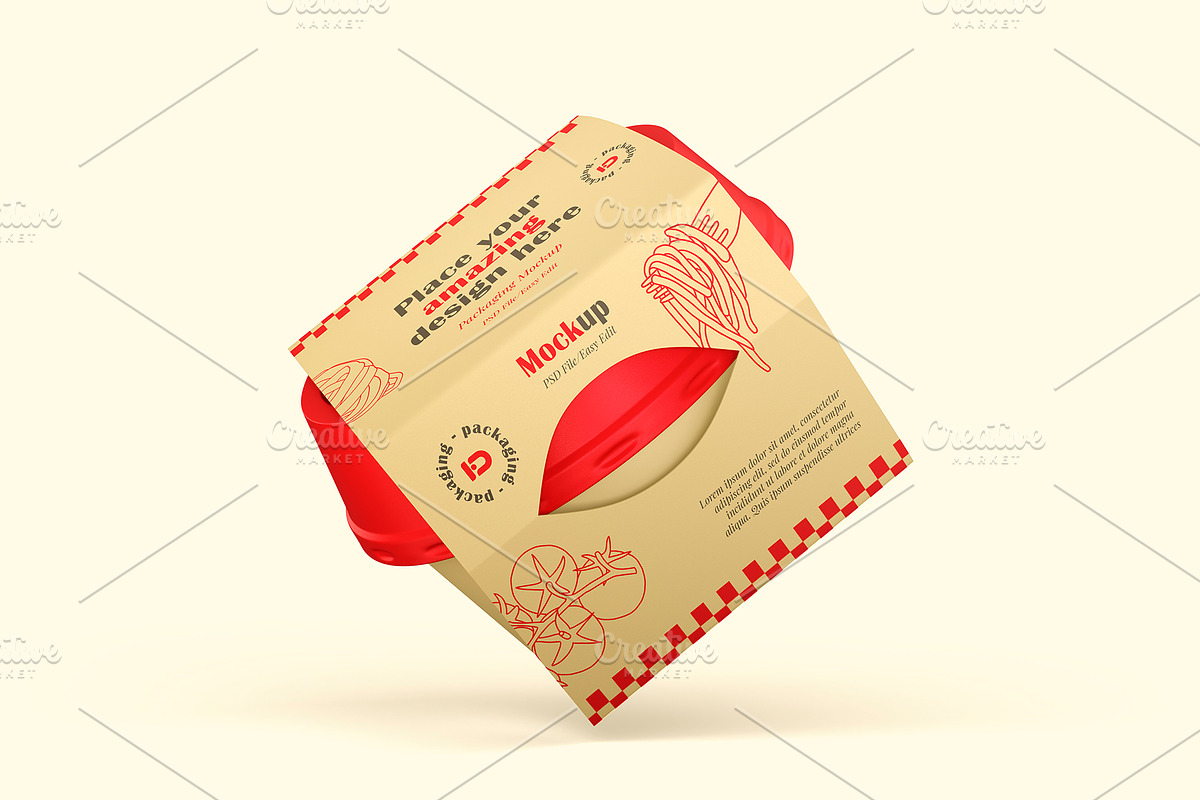 Food Container Mockup Set, a Packaging Mockup by ForgeDesign (Photo 5 of 7)