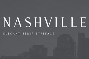 Nashville | Elegant Serif Typeface