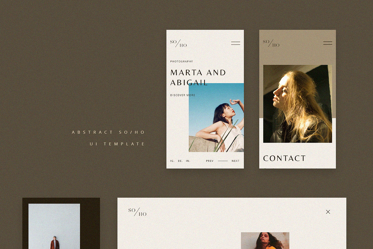 Soho UI Kit Creative Portfolio, a Landing Page Template by Skolastika Phoebe (Photo 4 of 6)