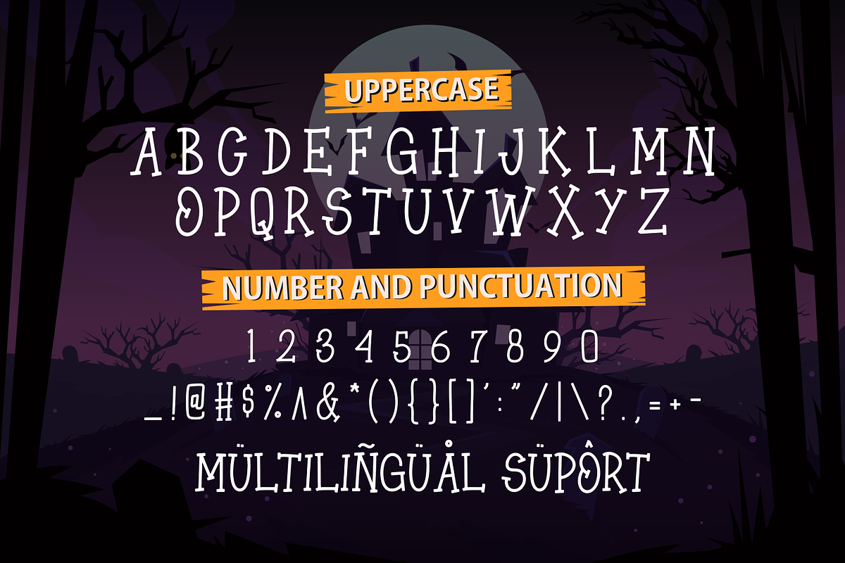 Hell O Ween, a Serif Font by Forberas Club (Photo 3 of 8)