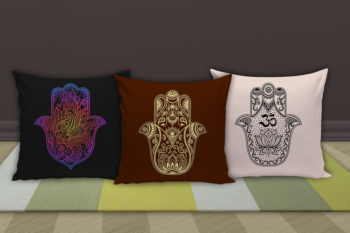 Big set of HAMSA, a Decorative Illustration by Katika Shop (Photo 7 of 7)