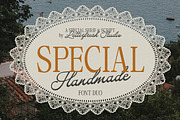 Special Handmade | Font Duo, a Script Font by Letter Fresh (Thumbnail 1 of 13)
