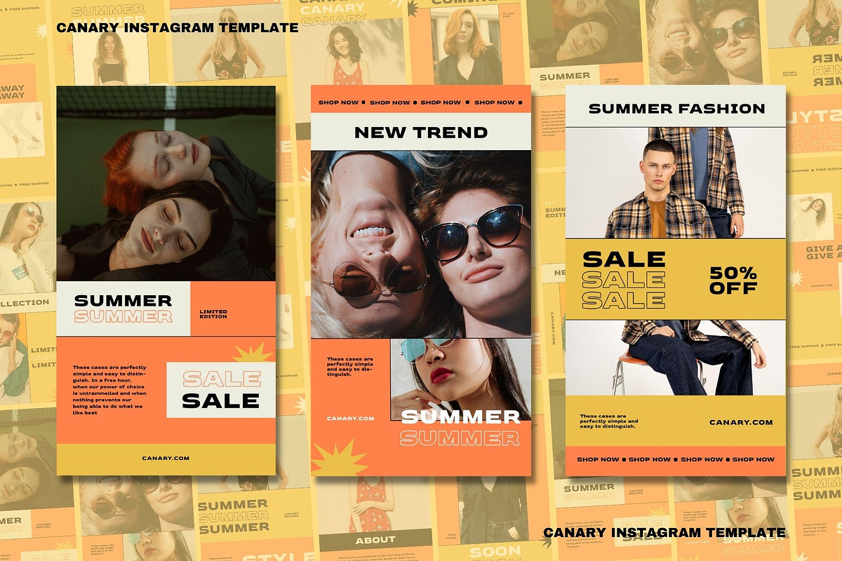 CANARY Instagram Template, a Social Media Template by Aji Gallery (Photo 5 of 7)