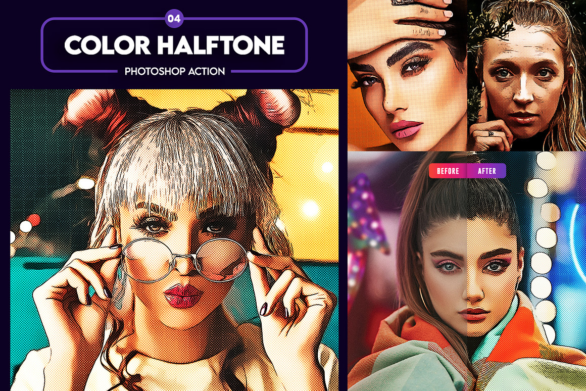 4in1 Cartoon & Vector Art Ps Action, an Action Add-On by ridvanpars (Photo 5 of 9)