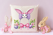 Pink Easter Gingham Clipart, an Illustration by RobertsArt (Thumbnail 6 of 7)