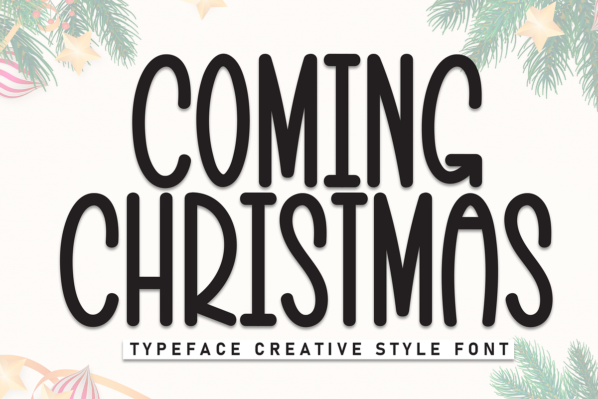 Coming Christmas | Script Font, a Script Font by Scratchones (Photo 1 of 8)