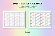 2026 Year at a Glance, a Templates & Theme by Adalin Shop (Thumbnail 8 of 12)