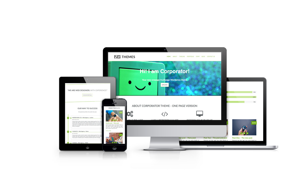 Corporator - Multipurpose WP theme, a WordPress Template by NsThemes (Photo 2 of 2)