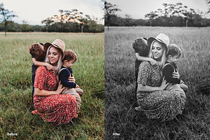 Black & White Photoshop Actions