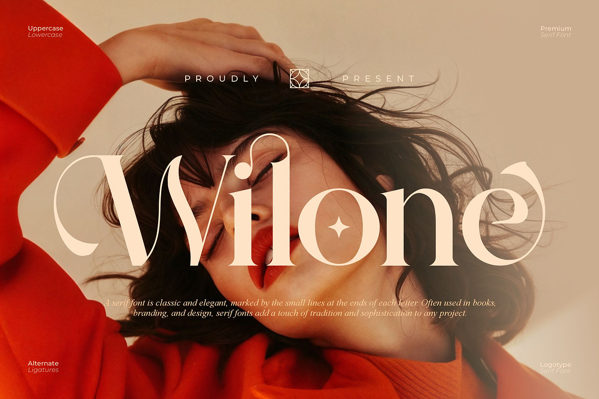 Wilone || Modern Classy Serif Font, a Serif Font by Ermedia Studio (Photo 1 of 8)