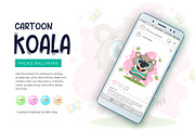 Cute cartoon koala. Tshirt, PNG., an Animal Illustration by KENO Mascots (Thumbnail 5 of 8)