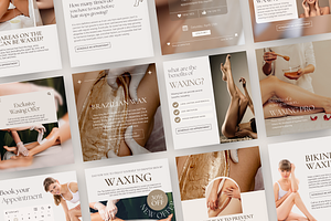 Waxing Instagram Templates