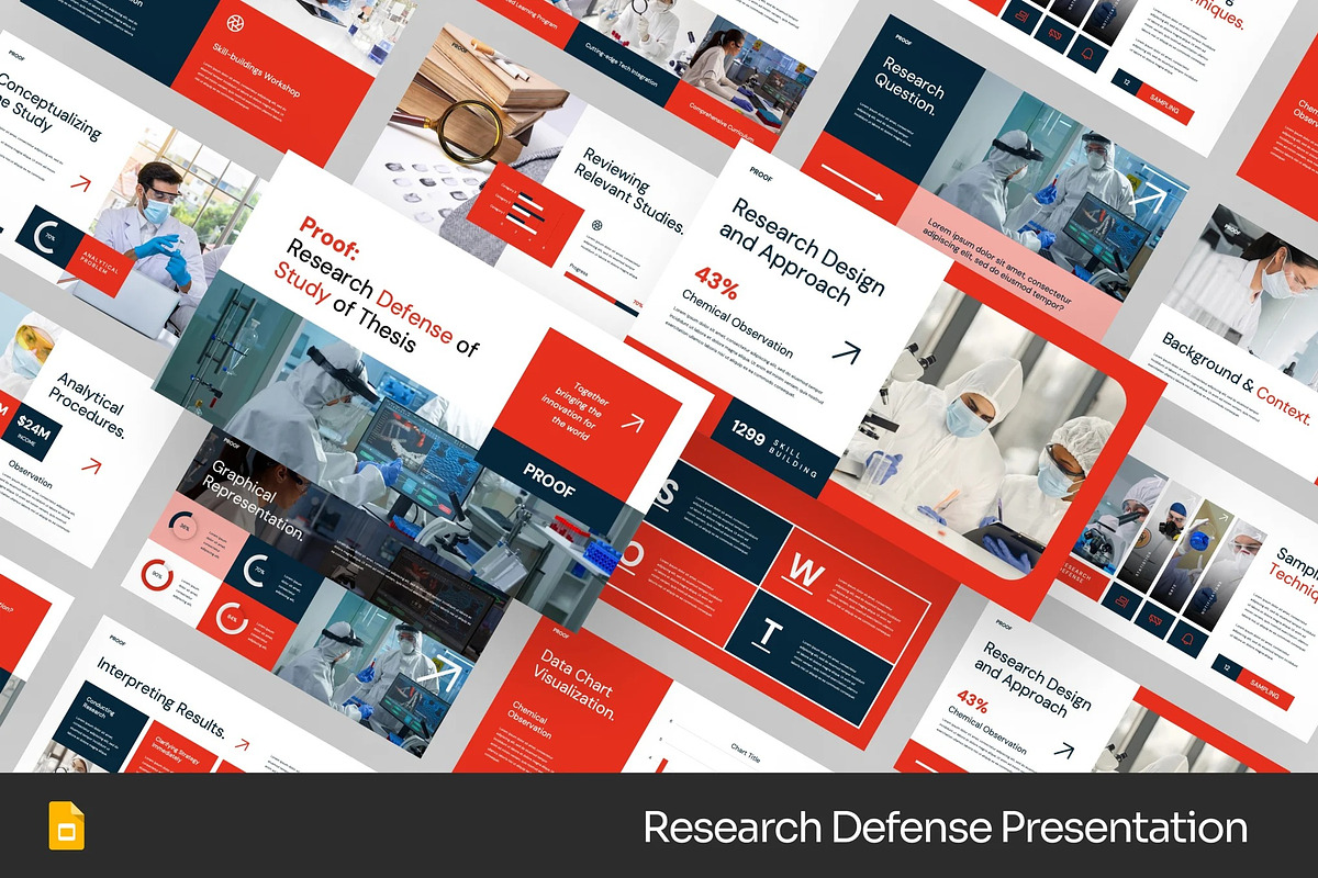 Research Defense GSlides, PowerPoint, a Presentation Template by Fit-tee (Photo 1 of 2)