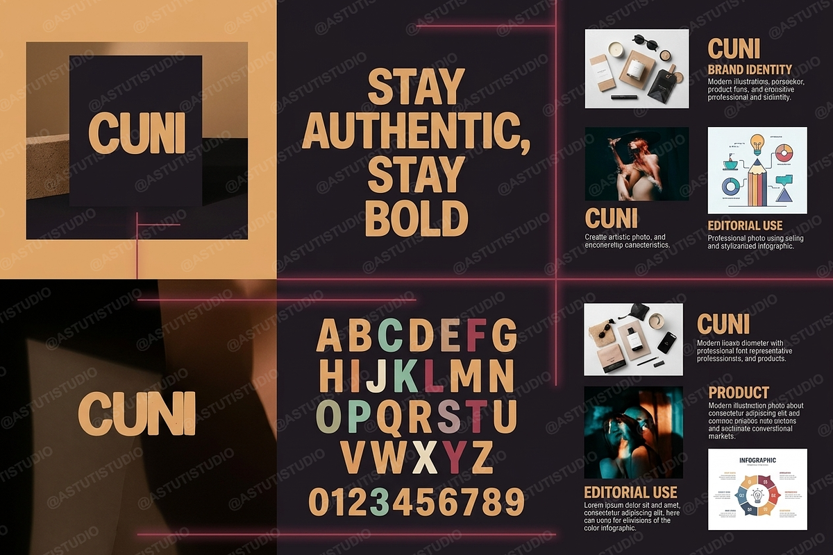 Cuni - Elegant Modern Serif Typeface, a Serif Font by Astuti Studio (Photo 6 of 25)