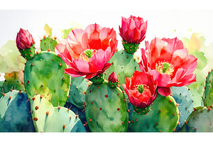 Close-up of blooming red cactus, a Nature Photo by Igor Tichonow