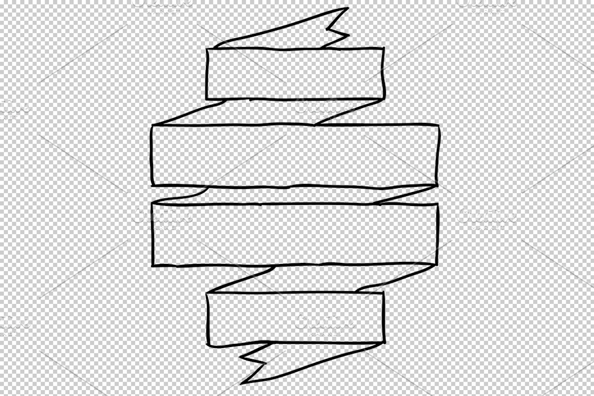 Hand Drawn Clipart Banners, an Illustration by Pip Sweet (Photo 3 of 3)