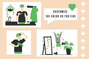 Morning Routine LGBTQ Men, a Person Illustration by YuskinKot (Thumbnail 7 of 8)