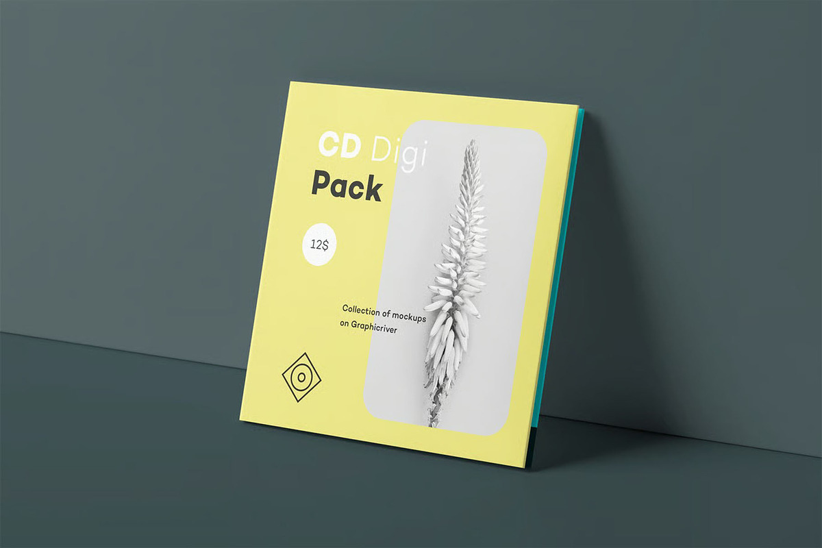 CD Digi Pack Mock-up, a Product Mockup by zippypixelstudio (Photo 9 of 16)