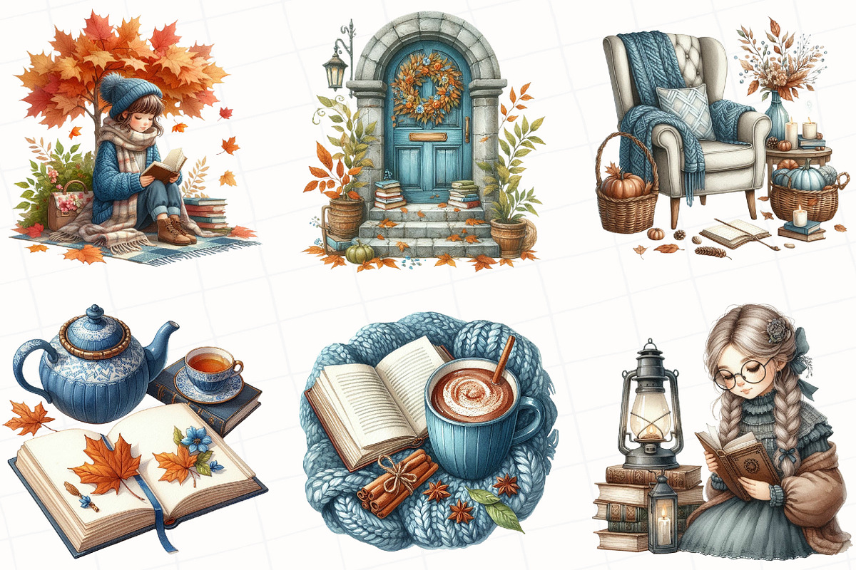 Cozy Autumn Planner Clipart, an Illustration by OK Design (Photo 5 of 5)
