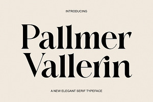 Pallmer Vallerin Elegant Serif Font