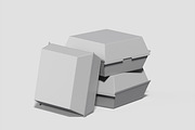 Burger Box Packaging Mockup, a Packaging Mockup by Permadi Creative (Thumbnail 3 of 5)