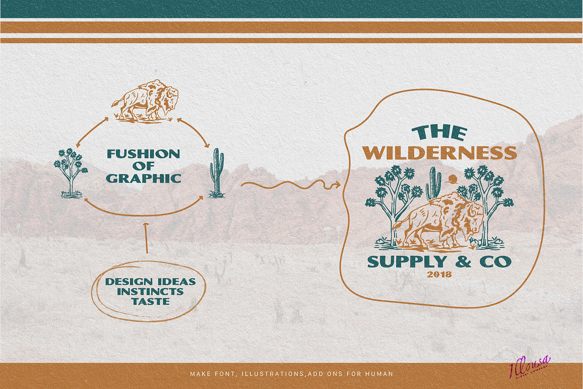 30+ Vintage Western Logo Templates, a Branding & Logo Template by Illousa (Photo 6 of 11)