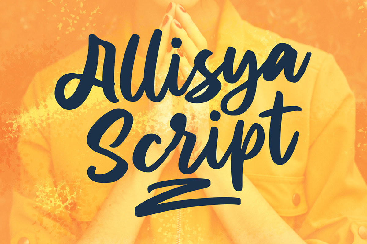 Allisya Brush Script preview 7