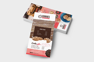 Cookie Shop DL Card Template