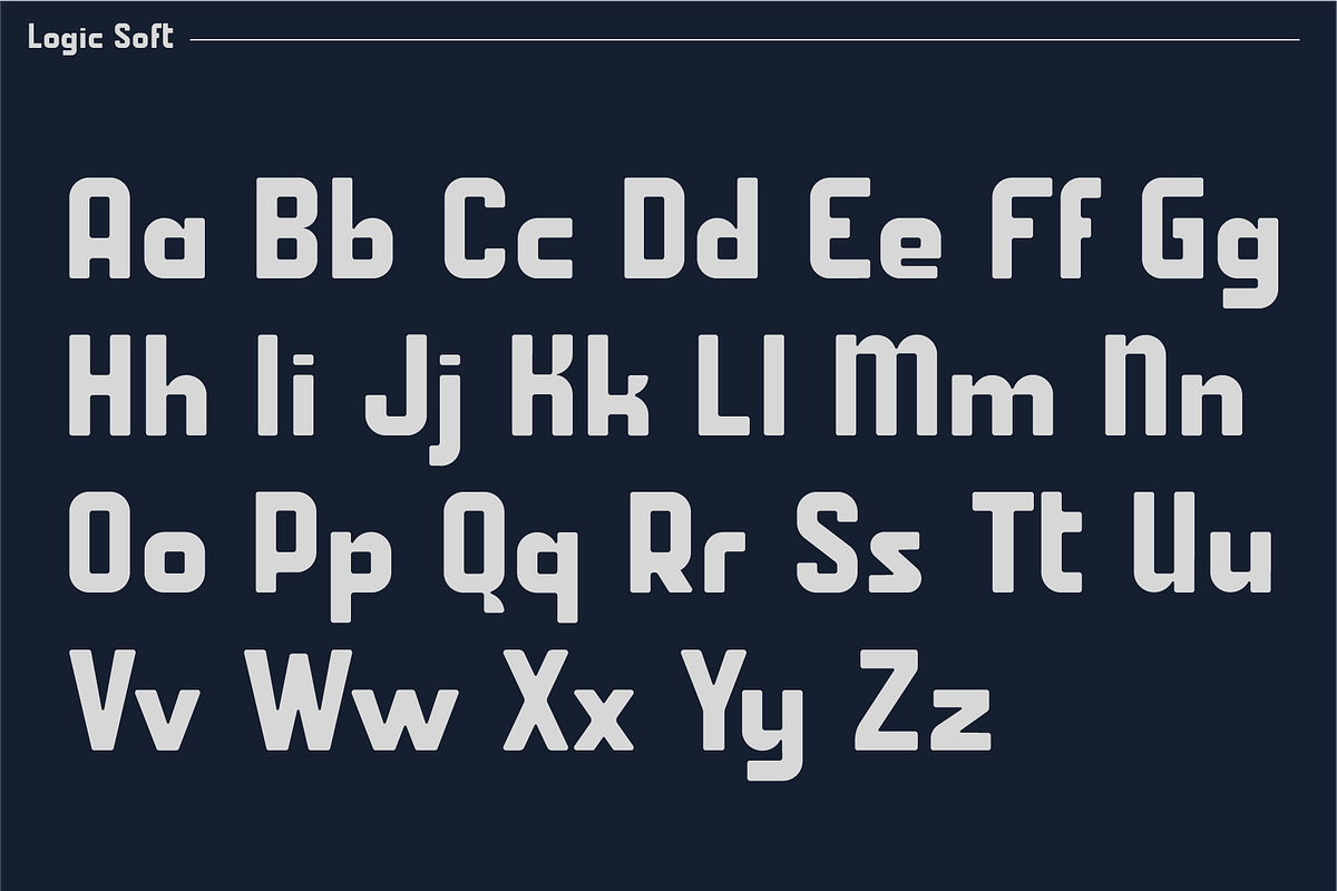 Logic Sharp & Soft, a Sans Serif Font by Ideabuk (Photo 7 of 8)