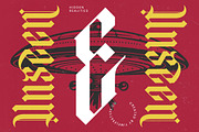 Boombie Stylish Blackletter Font, a Blackletter Font by timelesstype.co (Thumbnail 4 of 20)
