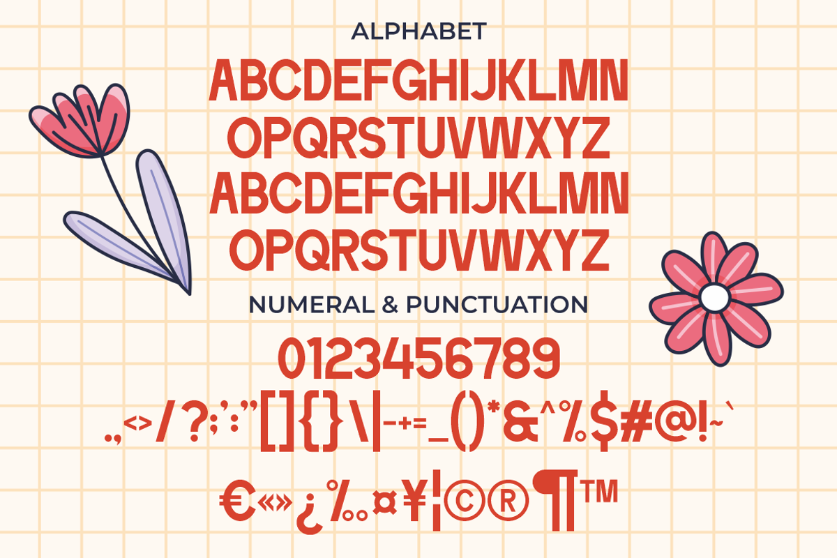Ralokun - Retro Sans Serif Font, a Sans Serif Font by Marvadesign (Photo 2 of 7)