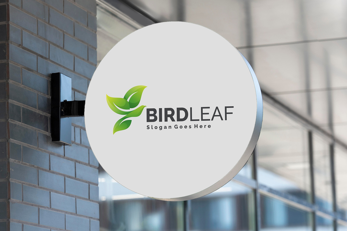Modern Gradient BirdLeaf Logo Design, a Branding & Logo Template by Artnivora.Std (Photo 4 of 5)