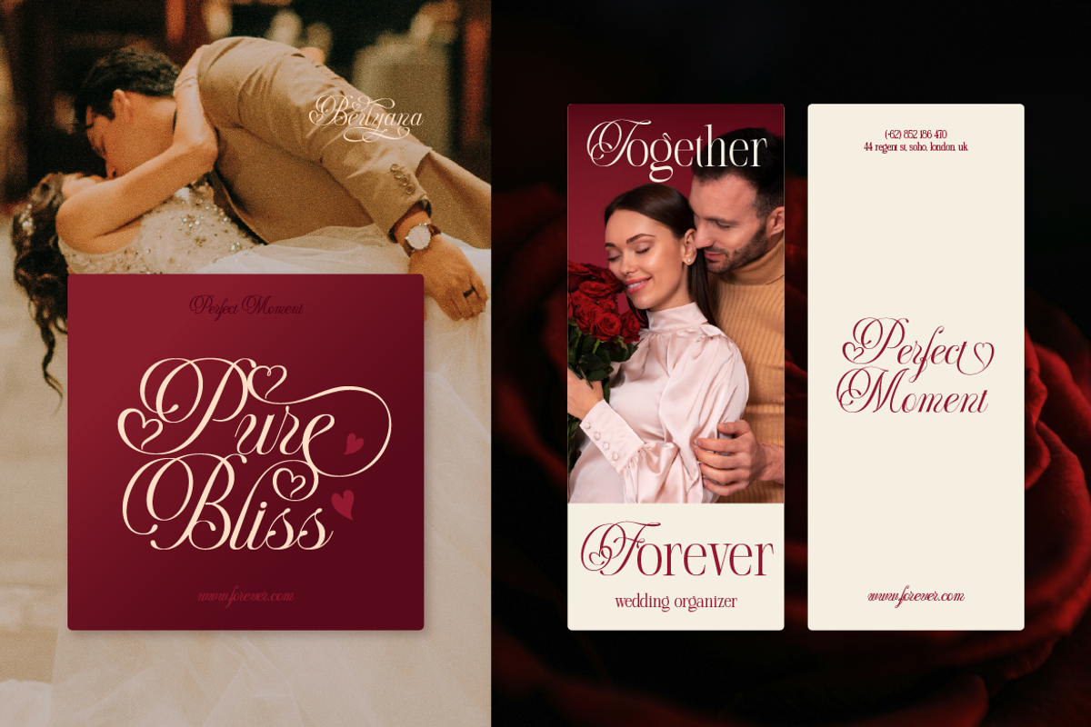 Berlyana Sensual, a Script Font by Burntilldead (Photo 6 of 14)