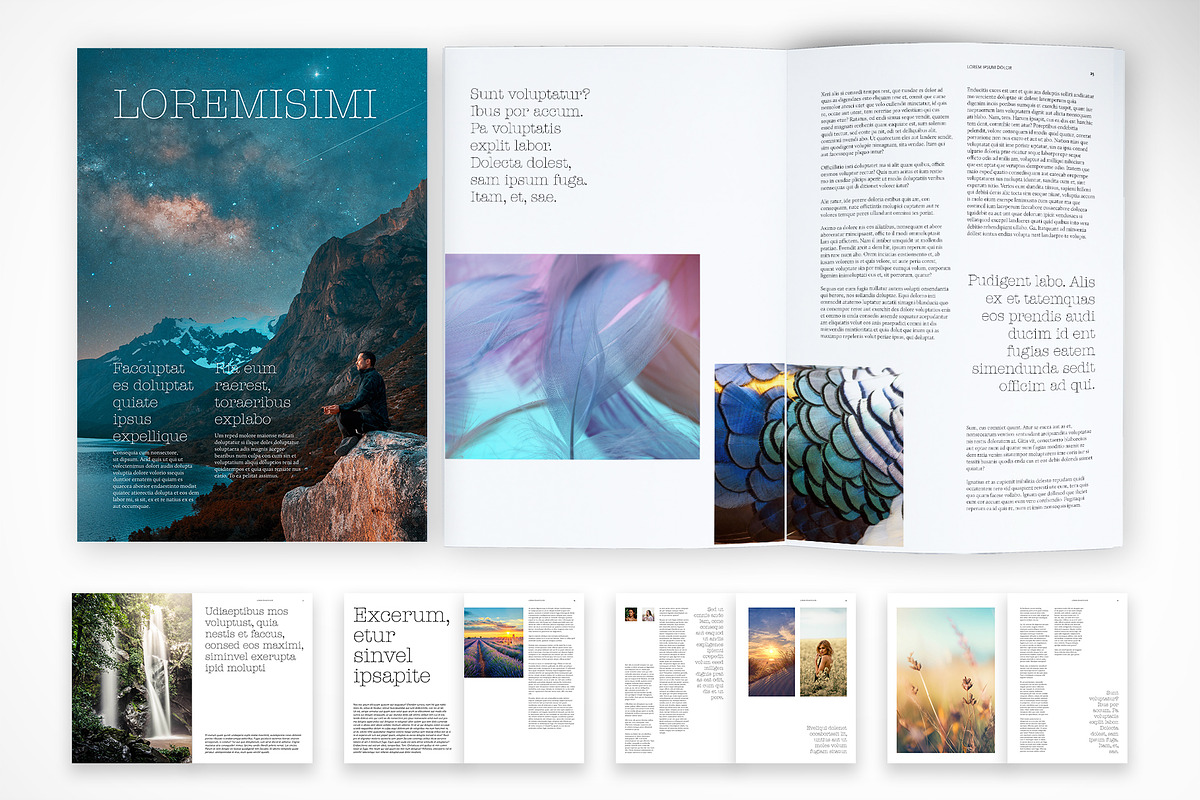 Nature & Travel Editorial Magazine, a Magazine Template by McLittle Stock (Photo 1 of 6)