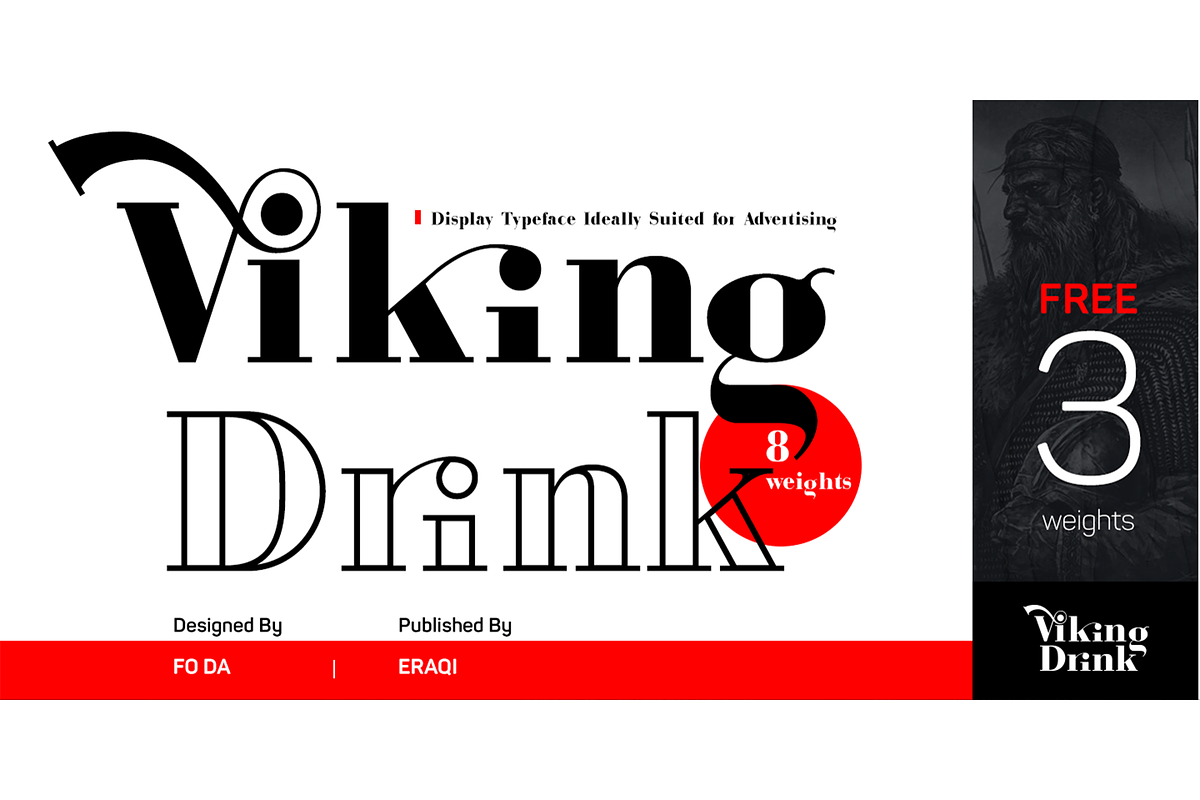 Viking Drink Font, a Font by Foda Foundry (Photo 5 of 6)