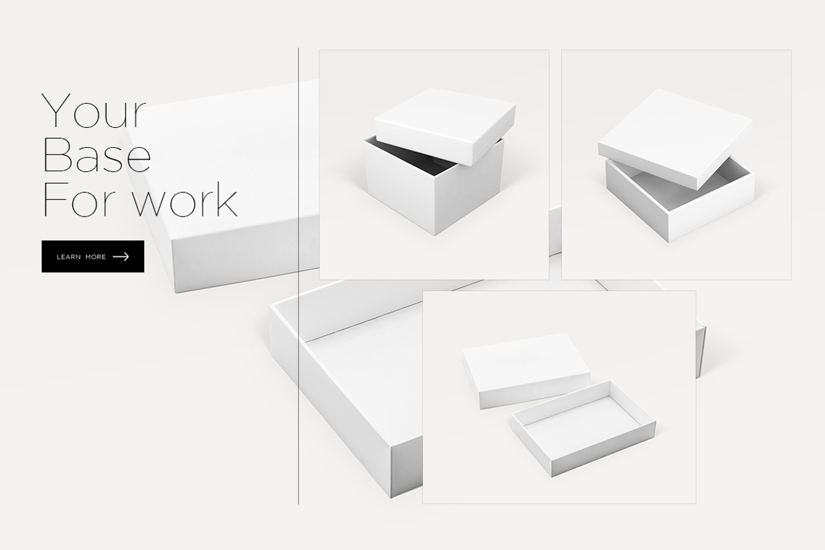 Gift Box 3 Sizes Mock-up, a Product Mockup by Denny's Mock-ups (Photo 5 of 6)
