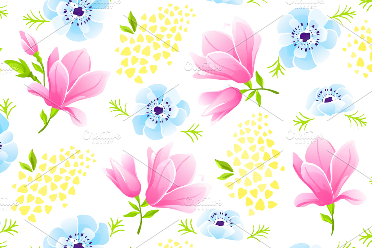 SET / Magnolia's Elegant elements, a Texture Graphic by Nadin_Lebedeva (Photo 5 of 7)