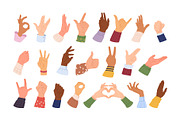 Hands gestures, a Person Illustration by GreenSky (Thumbnail 2 of 7)